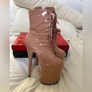 Preowned Pleaser boots in size 9.